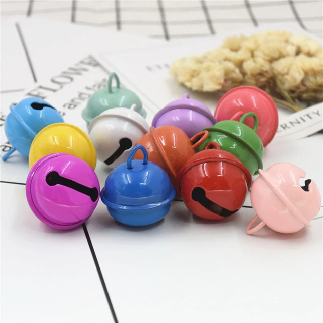 30 Pcs Collier De Chiot Décorations De Cheveux Décor De Noël Grosse Cloche