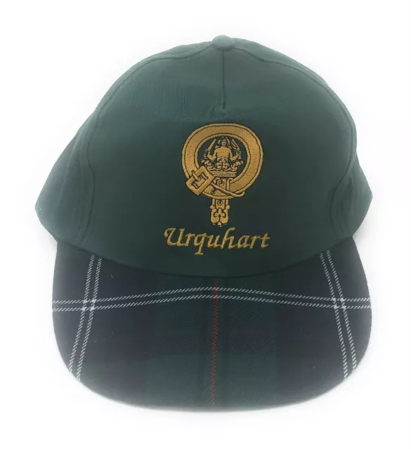 Schottischer Clan Crest Tartan Baseball / Golfkappe - Urquhart