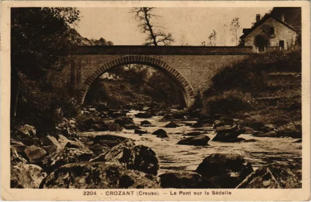 CPA Crozant Le Pont sur la Sedelle FRANCE (1050269)