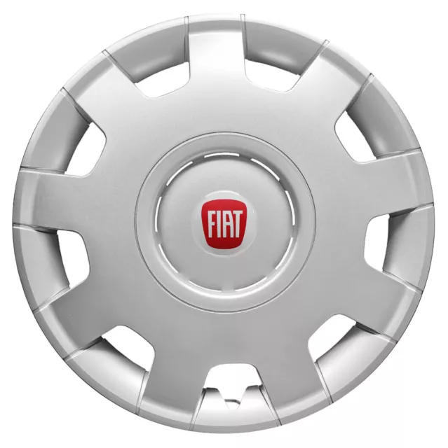 4x14" Wheel trims wheel covers fit Fiat 500 14 inches silver NEW