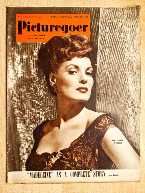 Picturegoer Film Magazine 18th March 1950 Maureen O’Hara Ava Gardner Ann Todd