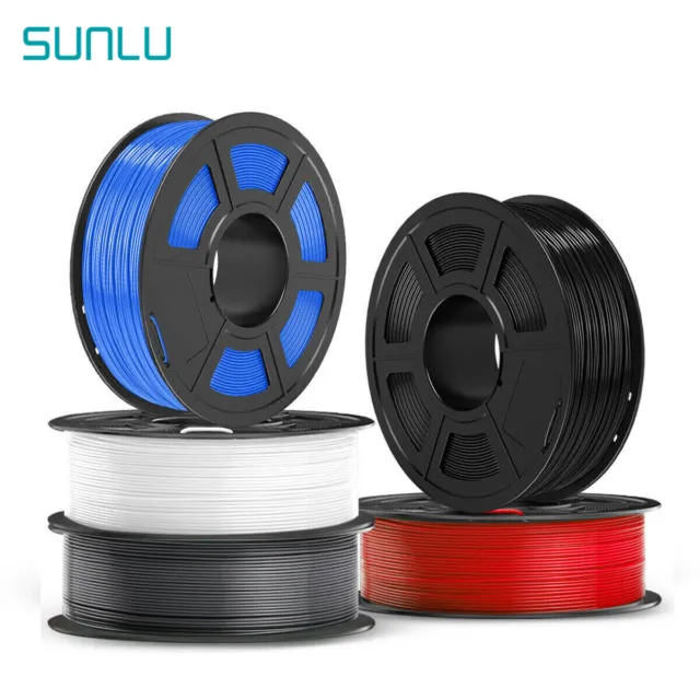 SUNLU 3D Drucker PLA PLA+ SILK ABS PETG WOOD Filament  1.75mm 1KG 330M Spule