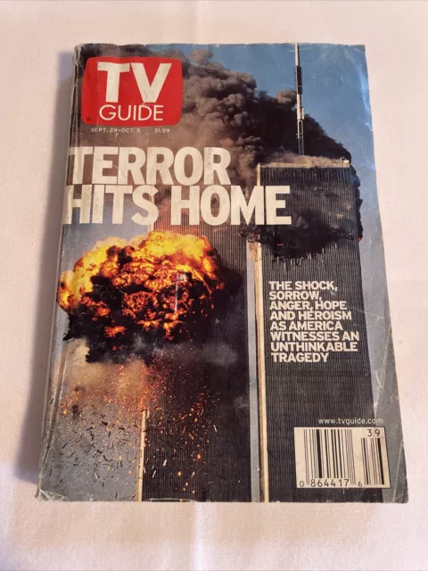 2001 September 29 TV GUIDE Magazine, Terror Hits Home (MH173)