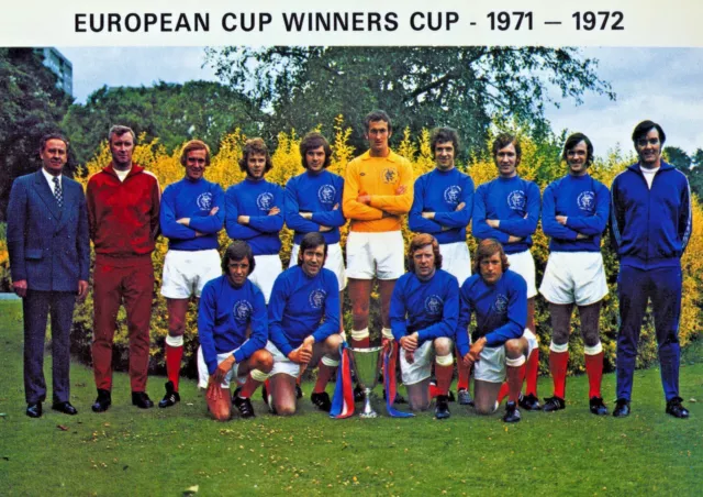 Glasgow Rangers European Cup Winners Cup 1972 POSTER