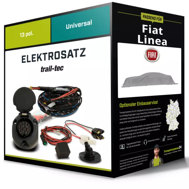 Elektrosatz 13-pol universell für FIAT Linea 06.2007-jetzt NEU