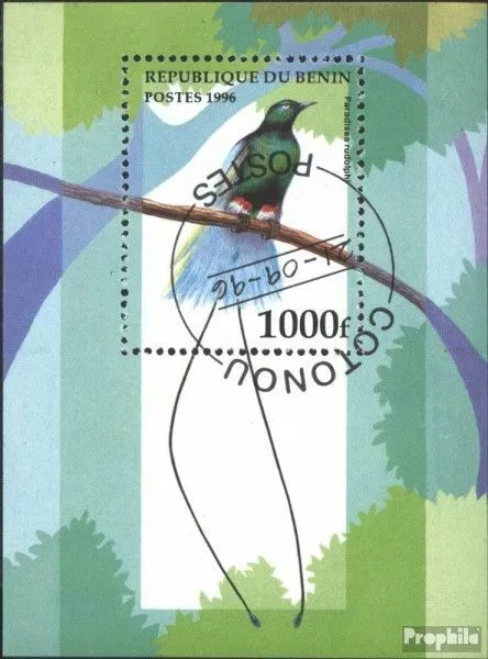 Benin Block21 (kompl.Ausg.) gestempelt 1996 Vögel