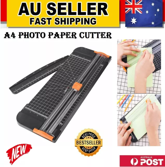 Heavy Duty A4 Photo Paper Cutter Guillotine Card Trimmer Ruler For Home & Office