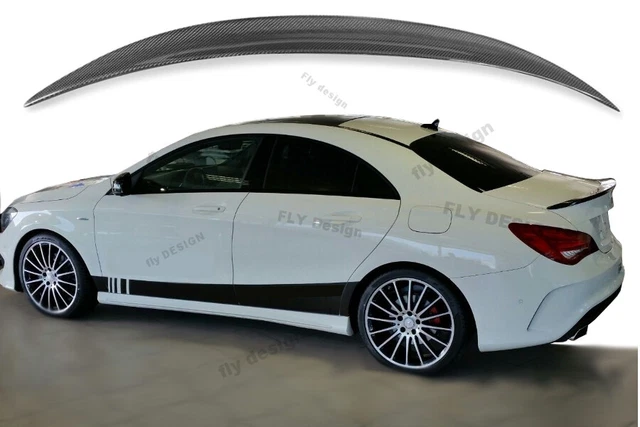 MERCEDES CLA W117 spoiler carbon rear spoiler becquet levre with expert ...