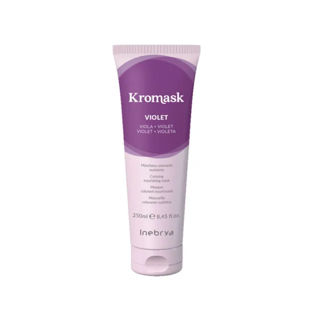 Maske für Haar Farbig INEBRYA Kromask Maske Farbstoff violet 250ml