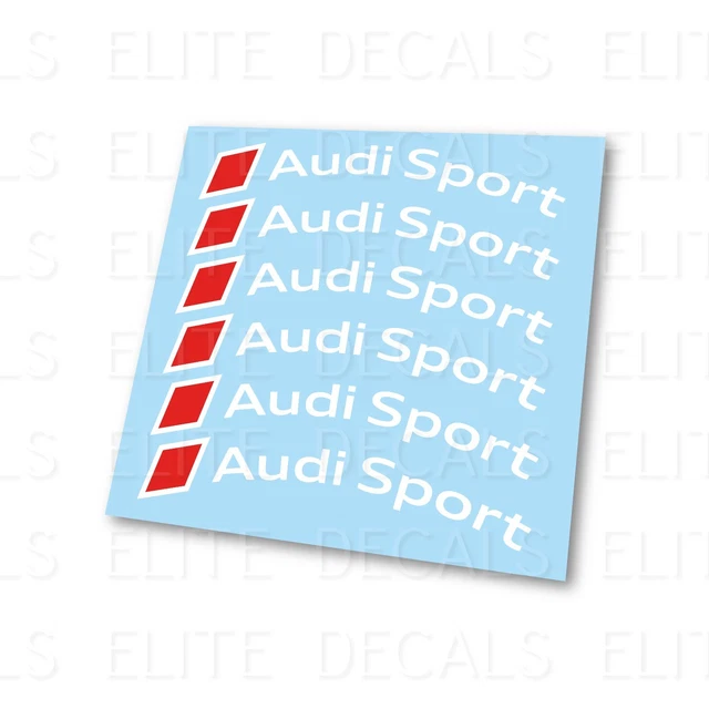 10 Adesivi Per Pinze Freno Audi Quattro, Decalcomanie - Foto 6