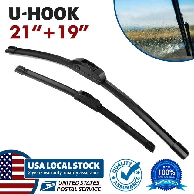 J-Hook Windshield Wiper Blades 21"/19" DIRECT-CONNECT For Nissan 370Z 2009-2010