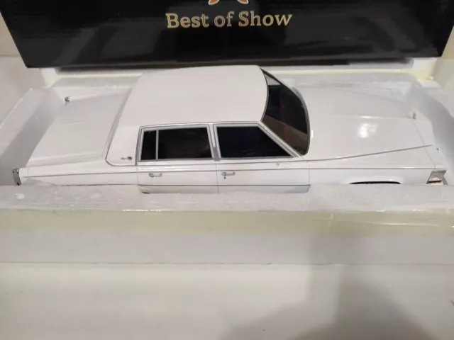1982 Cadillac Fleetwood Brougham White BOS Lim Edition 1/18 Scale New In Box