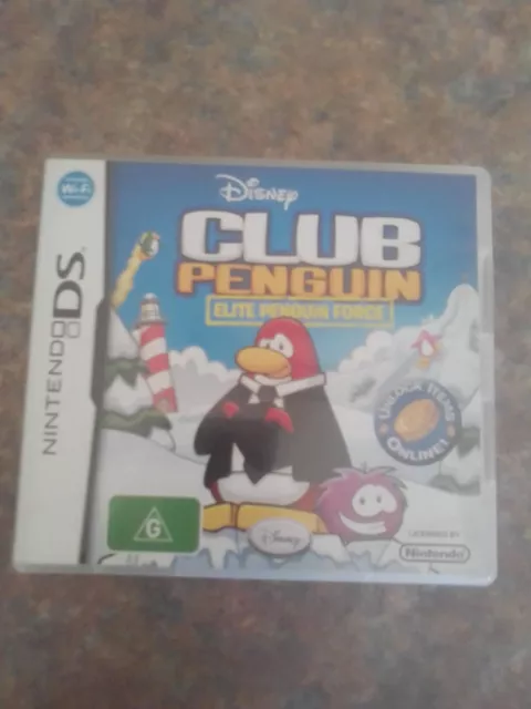 Manual Only) Club Penguin: Elite Penguin Force Nintendo DS Authentic