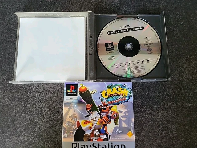 PLAYSTATION PS1 CRASH Bandicoot 3 Warped [PAL Fr] Sans Notice PS One