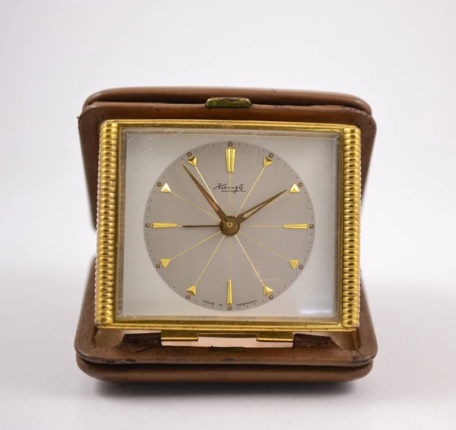 VINTAGE KIENZLE TRAVEL Alarm Clock Boxed Made In Germany 1960s £19.03