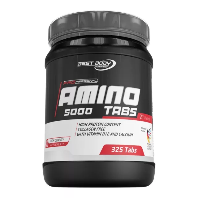 (EUR 38,81 / kg) Best Body Nutrition BBN Hardcore Amino 5000 Tabs 325 Stück