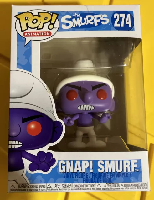 Funko POP! Animation The Smurfs GNAP! Smurf (purple) #274-DAMAGED BOX