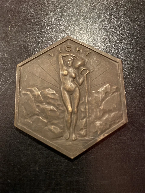 Médaille Rare URSS Club Nautique - Forme Octogonale - 60mm - Aluminium