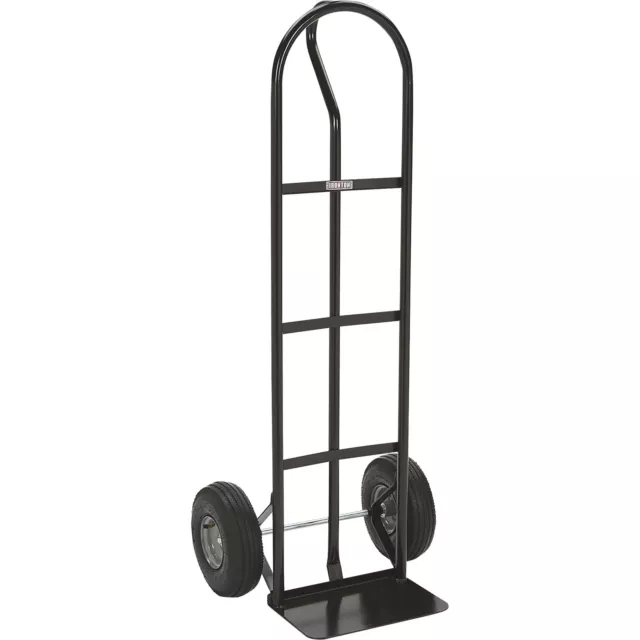Ironton Steel Pneumatic Hand Truck Dolly - 600-Lb. Capacity, 10in. Tires,