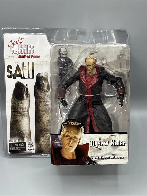 2005 NECA Reel Toys Cult Classics Hall Of Fame SAW 2 Jigsaw Killer Action Figure