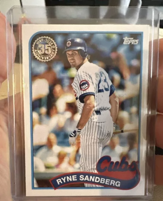 2024 Topps Serie 1 Ryne Sandberg #89B-49 1989 Topps Cubs