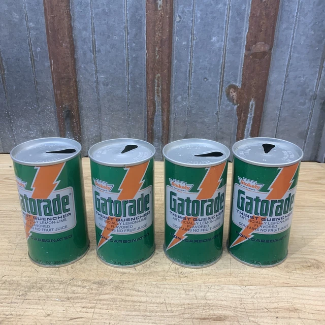 1979 dated can Gatorade soda pop can, Indianapolis, Indiana Lot Of 4