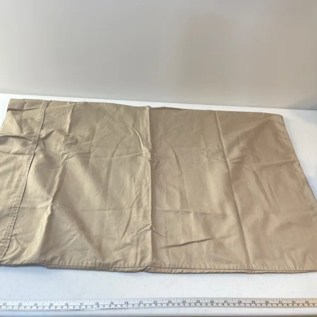 Funda de almohada estándar marrón sólido 100% algodón moderno