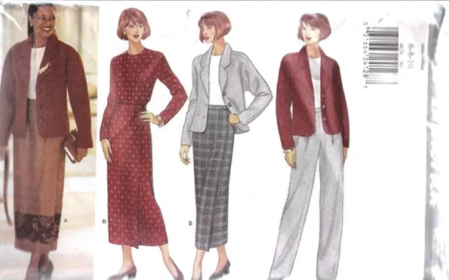 4636 UNCUT Vintage Butterick Sewing Pattern Jacket Top Skirt Pants OOP SEW FF