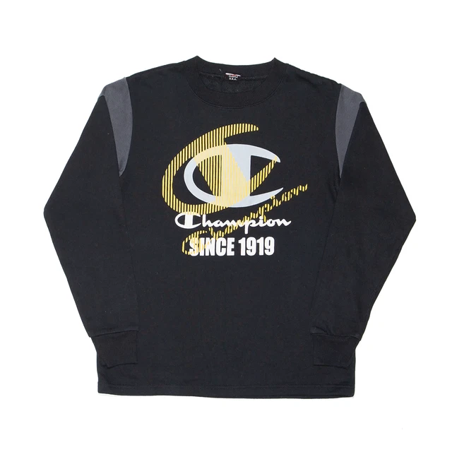 CHAMPION Felpa Donna Regolare Nera XS