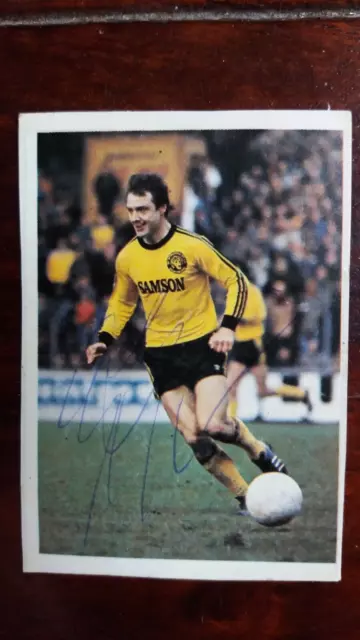 Bergmann collectible picture 1977/78 Willi Lippens Borussia Dortmund autographed