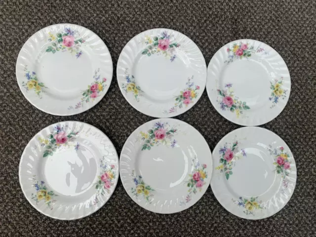 Set of 6  Royal Doulton ARCADIA Tea Plates - H4802