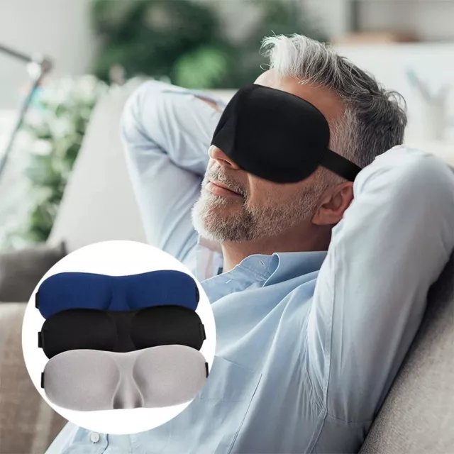 Relax Shade Cover 3D Eye Mask Sleep Eyeshade Sleeping Aid Memory Eye Patch