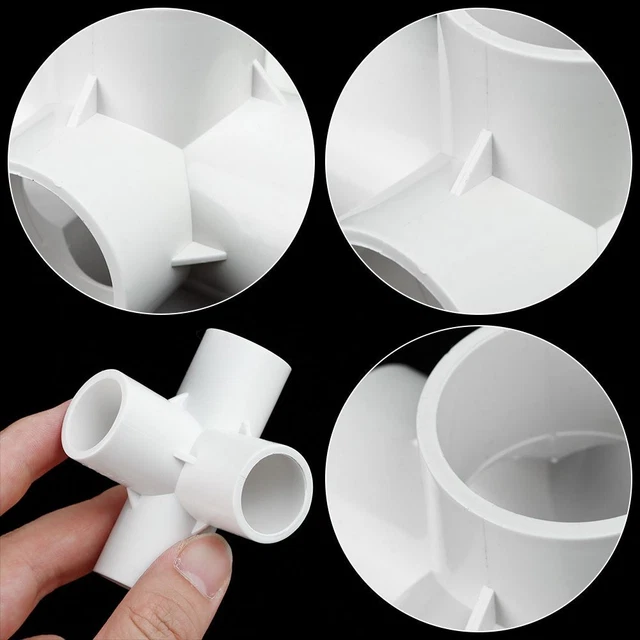 20mm 25mm 32mm 50mm Connecteur de tuyau Conduite d&#39;eau Connecteur PVC