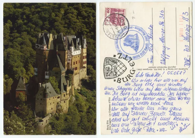 27259 - Castillo Eltz - Postal, caducado 6.8.1987