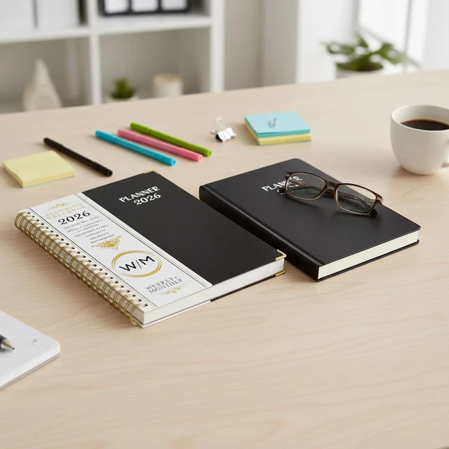 2026 DAILY PLANNER A5 Spiral Bound - Weekly & Monthly Academic Diary ...