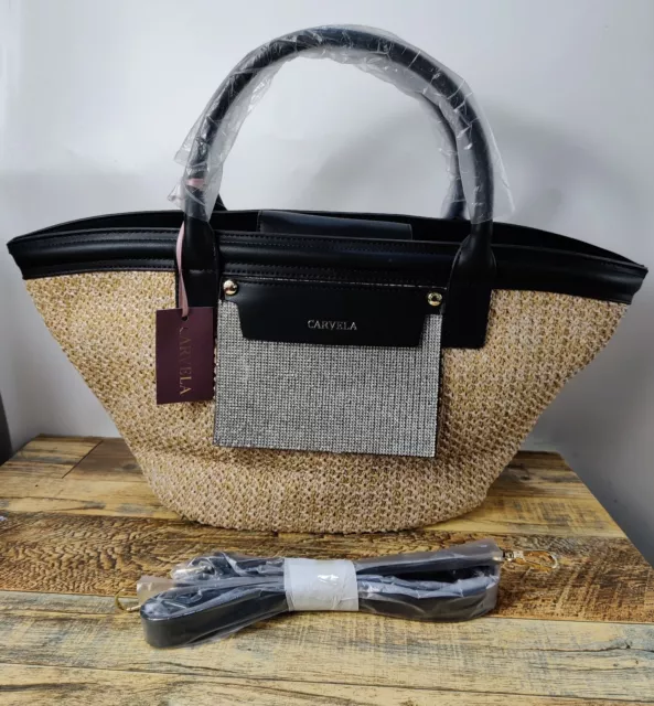 Carvela straw deals bag