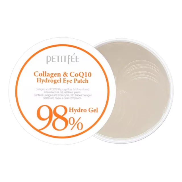 Petitfee Hydrogel Augenpads Collagen & COQ10, 60 Stück