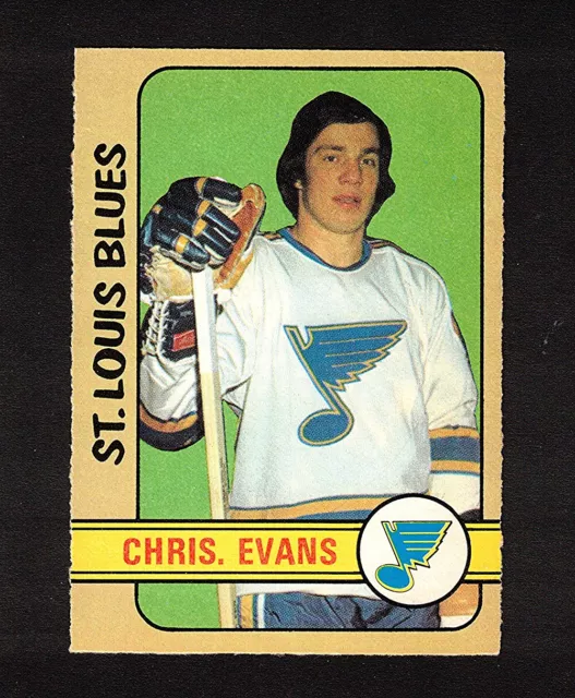1972-73 CHRIS EVANS #236 EX-MT+ OPC * SCARCE Hi # St. Louis Star NHL Hockey Card