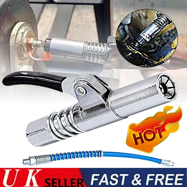 GREASE COUPLER HEAVYDUTY Quick Release Grease Gun Coupler Set ZE EUR