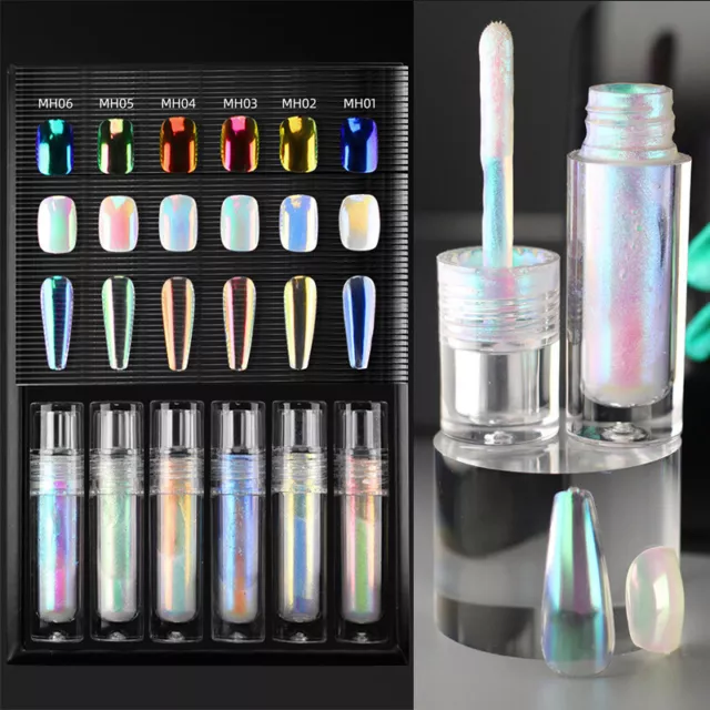 Nail art liquido tipo specchio polvere unghie decorazione unghie fai da te spi w