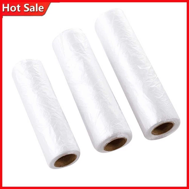 100pcs/set PE Roll Transparent Freezer Bags Disposable Thickened Sealed Food Bag