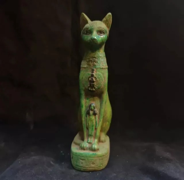 Ancient Egyptian Cat Goddess Bastet statue Egyptian Antiquities Egypt Figure BC