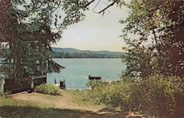 Spofford NH New Hampshire, Camp Notre Dame, Lake Spofford, Vintage Postcard