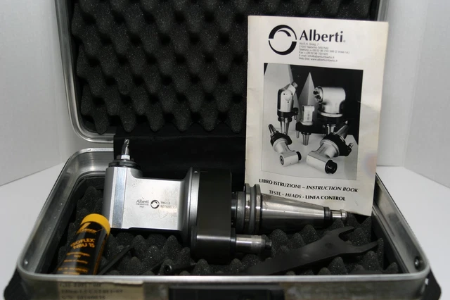 Alberti Right Angle Head, P/N T90Cn-1.5 Cat 40 Shank - Great Condition! 2