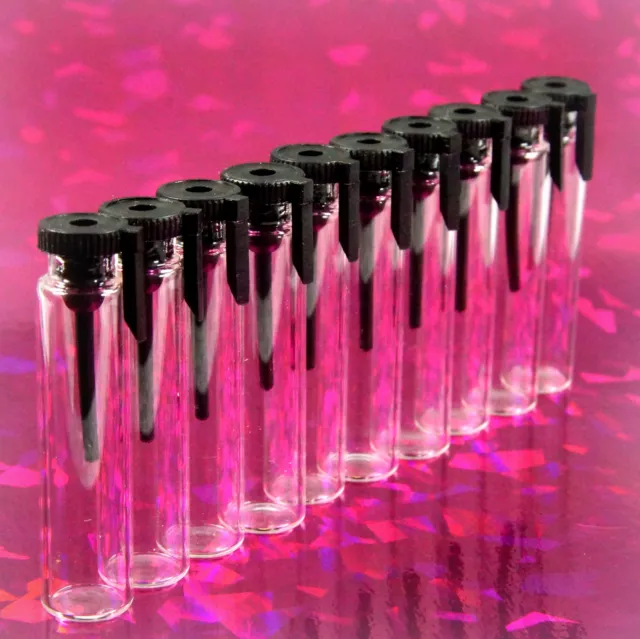 100 leere Probefläschchen/Aromagläser Parfum Fläschchen Probe á 2 ml - B - Ware