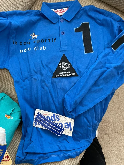 1987 NBC sports Hollywood Park breeders cup Long Sleeve Polo