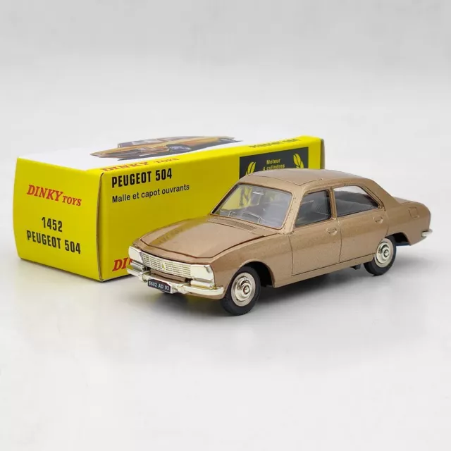 1/43 Atlas Dinky Toys 1452 PEUGEOT 504 Diecast models car