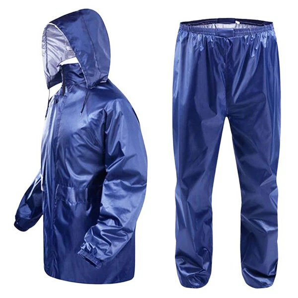 Tuta Moto Impermeabile Completo Antipioggia Con Giacca E Pantalone Taglia Unica