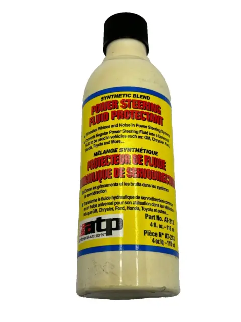 ATP AT-213 4 fl oz 118 mL Synthetic Blend Power Steering Fluid Protectant