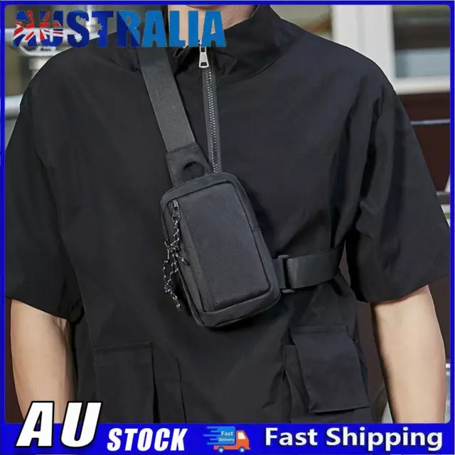 Men Chest Bag Sling Crossbody Bags Oxford Waterproof Phone Purse Casual for Male
